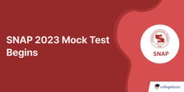 SNAP 2023 Mock Test Begins